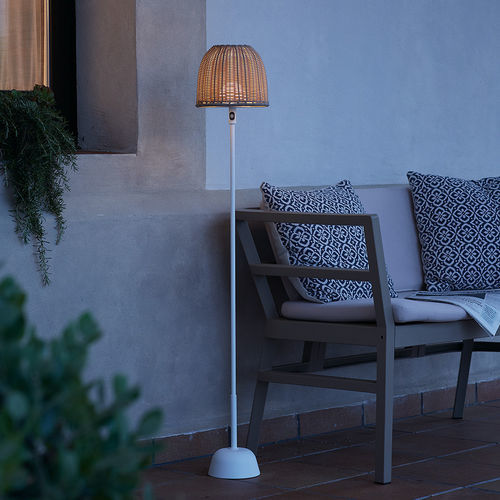 Lampada da terra - Atticus P01 - BOVER Barcelona - in fibre sintetiche / contemporanea / a batteria ricaricabile