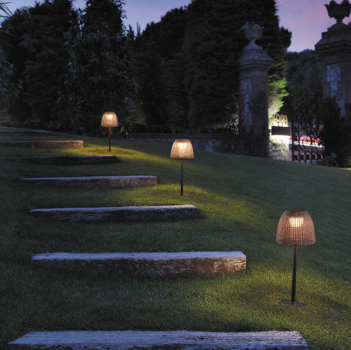 Lampioncino da giardino - Atticus B01 - BOVER Barcelona - contemporaneo / in alluminio / in acciaio inossidabile