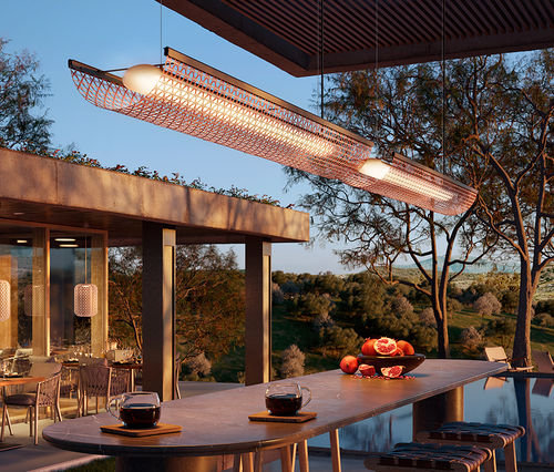 Lampada a sospensione - Nans Balis S/140 - BOVER Barcelona - in alluminio / in acciaio inossidabile / contemporanea