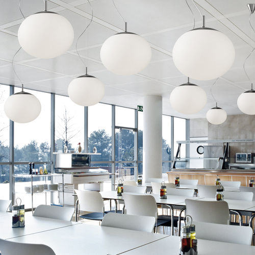 Lampada a sospensione - ELIPSE 30 - BOVER Barcelona - in poliuretano / contemporanea / con cavo