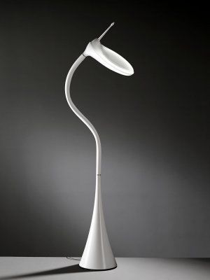 Lampada da terra - FLOWER: FWF 1  - Ateh, spo. - in Plexiglas® / design originale / con cavo