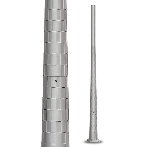 Palo di illuminazione - ATLAS - Salvi Lighting - in acciaio galvanizzato / in alluminio / in ghisa di alluminio