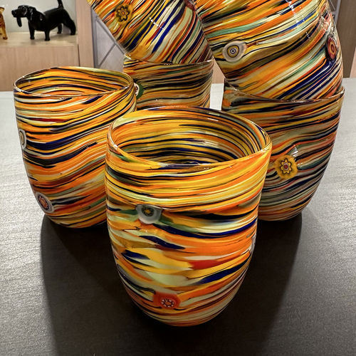 Bicchiere in vetro di Murano - FURNACE  - Arte di Murano