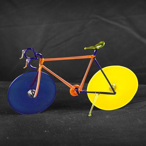 Scultura in vetro di Murano - BIKE - Arte di Murano - fatta a mano / da appoggio / contract