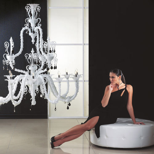 Lampadario classico - 7416 - Arte di Murano - in vetro soffiato / in vetro di Murano / contract