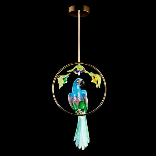 Lampadario design originale - 8234 - Arte di Murano - in vetro soffiato / in vetro di Murano / in metallo