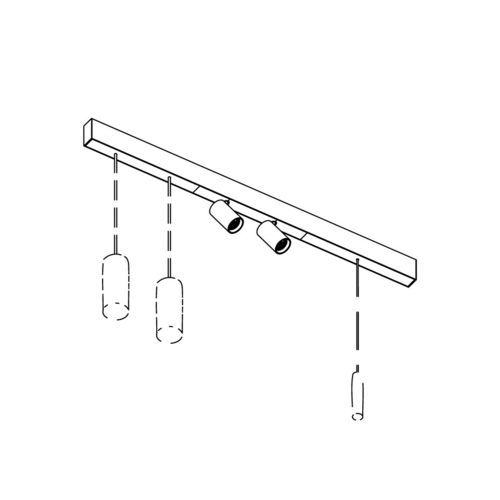 Faretti A Binario Led P Forty Pure Fusion Planlicht