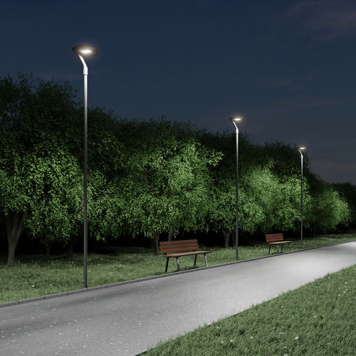 Lampione urbano - PARCO - PXF LIGHTING - contemporaneo / in ghisa di alluminio / LED