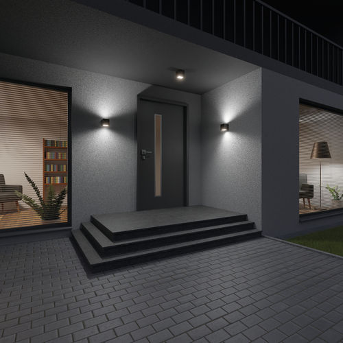 Applique contemporanea - CUBIC Q - PXF LIGHTING - da interno / in alluminio / a cubo