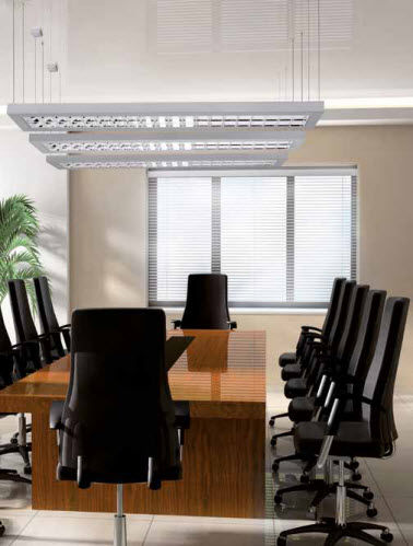 Luce a sospensione - TRACK - PXF LIGHTING - a lampada fluorescente / lineare / IP20