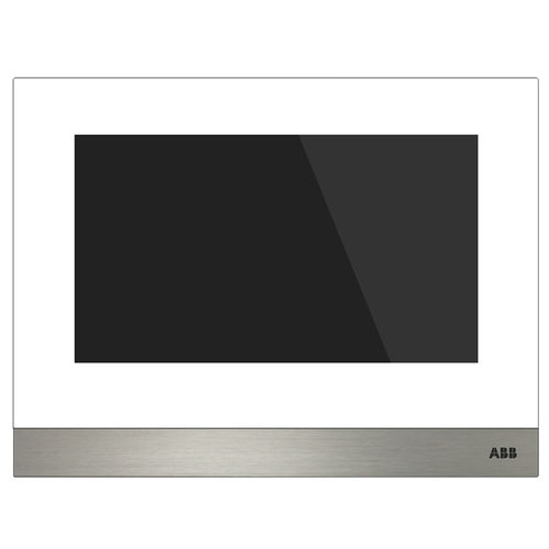 Videocitofono bianco - ABB Home and Building Automation - da parete / da interno / senza videocamera