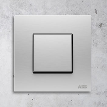 Interruttore a bascula - Millenium - ABB Home and Building Automation - ad incasso / in metallo / in vetro