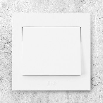 Interruttore a bascula - KALO - ABB Home and Building Automation - ad incasso / contemporaneo / quadrato