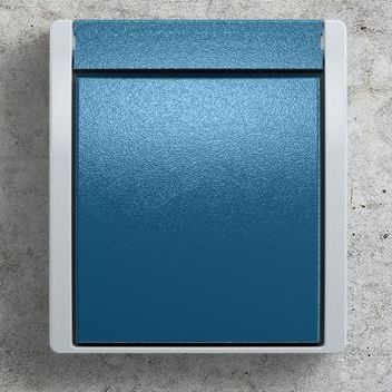Interruttore a pulsante - ocean® - ABB Home and Building Automation - non incassato / in termoplastica / in acciaio inossidabile