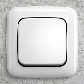 Interruttore a bascula - Reflex SI/SI Linear - ABB Home and Building Automation - ad incasso / in termoplastica / contemporaneo
