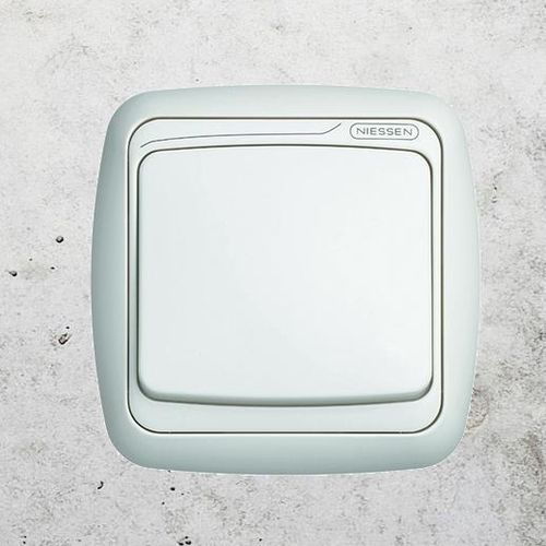 Interruttore a pulsante - Arco - ABB Home and Building Automation - ad incasso / contemporaneo / quadrato
