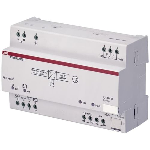 Alimentazione elettrica DC/DC - NTU/S12.2000.1 - ABB Home and Building Automation - KNX