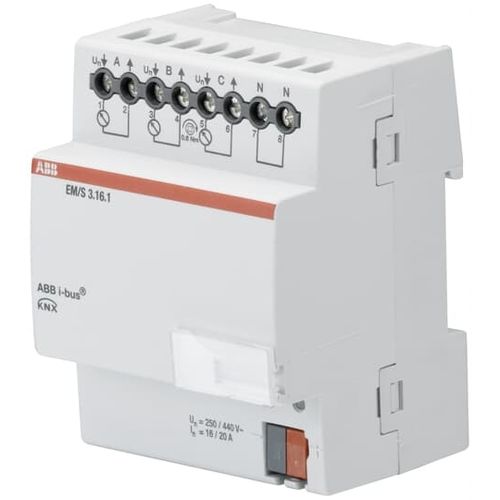 Gestore di energia su guida DIN - EM/S3.16.1 - ABB Home and Building Automation