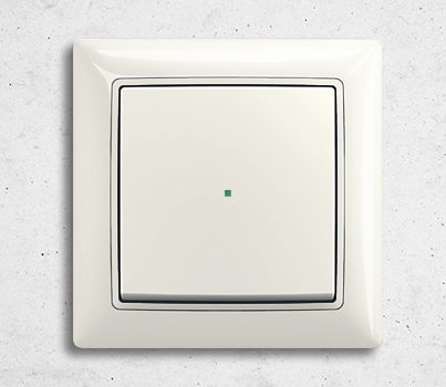 Interruttore per sistema domotico - basic55® - ABB Home and Building Automation - a pulsante / ad incasso / contemporaneo
