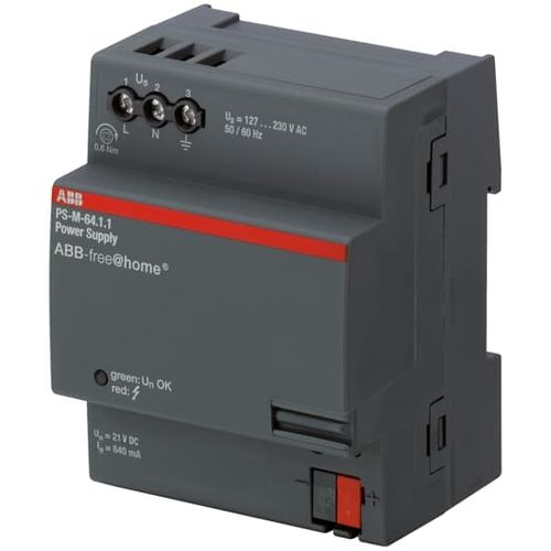 Alimentazione elettrica AC/DC - PS-M-64.1.1 - ABB Home and Building Automation - su guida DIN
