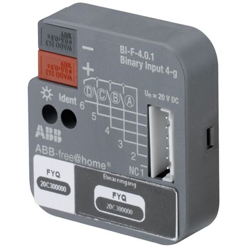 Modulo di interfaccia a ingressi binari - BI-F-4.0.1 - ABB Home and Building Automation - per sistema domotico