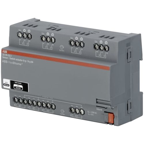 Attuatore di commutazione per sistema domotico - SA-M-8.8.1 - ABB Home and Building Automation - su guida DIN / per uso residenziale