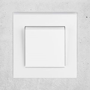 Interruttore a bascula - Levit® - ABB Home and Building Automation - ad incasso / contemporaneo / quadrato