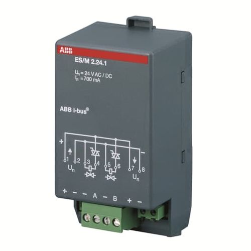 Attuatore di commutazione KNX - ES/M2.24.1 - ABB Home and Building Automation - per uso residenziale / da interno