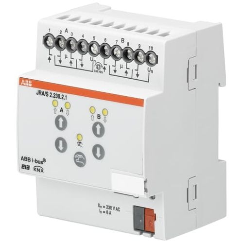 Attuatore per tende per tapparelle - JRA/S2.230.2.1 - ABB Home and Building Automation - KNX / per uso residenziale / su guida DIN