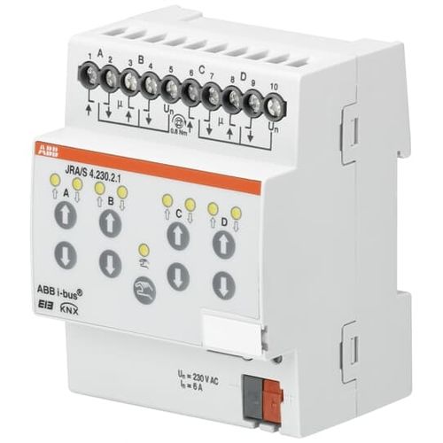 Attuatore per tende per tapparelle - JRA/S4.230.2.1 - ABB Home and Building Automation - KNX / per uso residenziale / su guida DIN