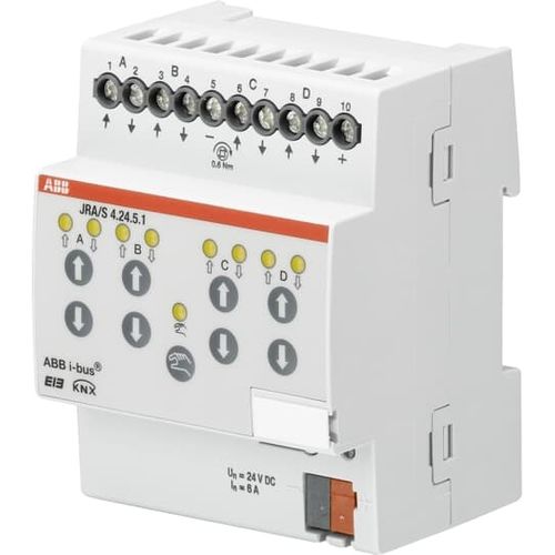 Attuatore per tende per tapparelle - JRA/S4.24.5.1 - ABB Home and Building Automation - KNX / per uso residenziale / su guida DIN
