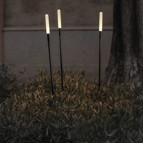 Lampioncino da giardino - Linfa I 80 - Lombardo - per spazio pubblico / contemporaneo / in alluminio