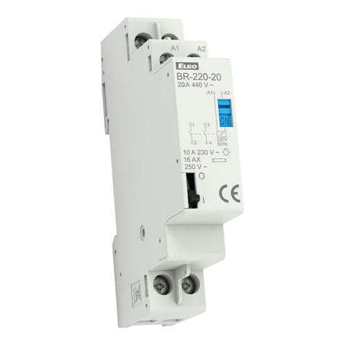 Relè elettromeccanico AC - BR-220-20 - ELKO - NA / bistabile / su guida DIN