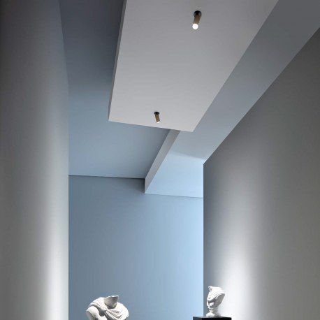 Faretto da incasso a soffitto - IN&OUT M - DGA - LED / rotondo / professionale