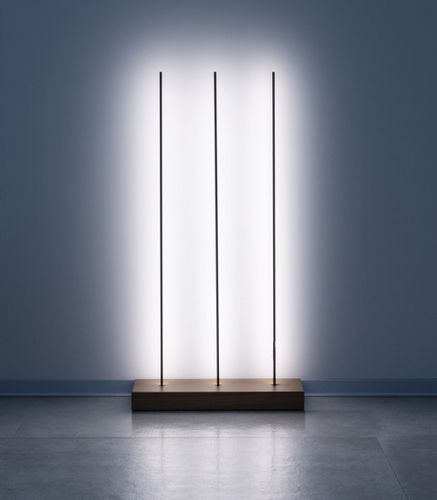 Lampada da terra - VIVI - DGA - in metallo / in legno / design originale