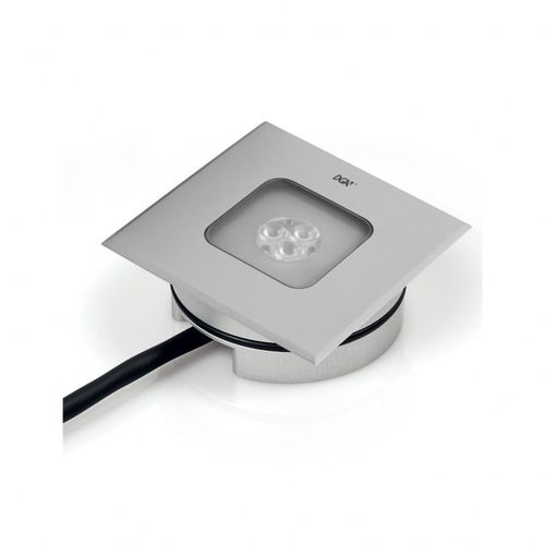 Luce da incasso a pavimento - ASTRO QD 80 - DGA - da incasso a muro / LED / quadrata