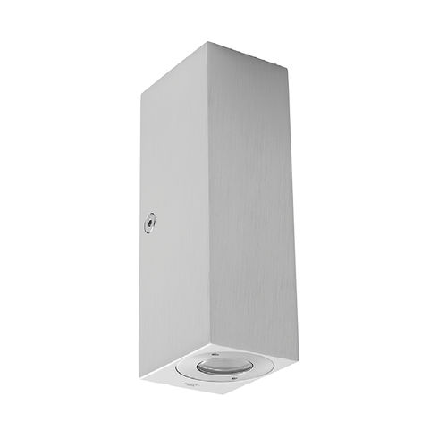 Applique contemporanea - QUARK EVO - DGA - da esterno / in ottone / rettangolare