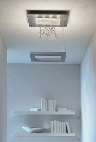 Lampada a sospensione - DELLA LUNA: 349 808 99 - ESCALE Möbel & Leuchten - in acciaio inossidabile / contemporanea / con cavo