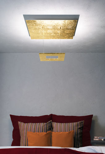 Plafoniera contemporanea - ZEN: 342 808 09 - ESCALE Möbel & Leuchten - quadrata / in alluminio / LED