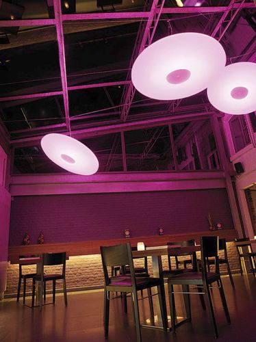 Luce a sospensione - PALLADIUM - Doxis Lighting Factory N.V. - LED / a lampada fluorescente / rotonda