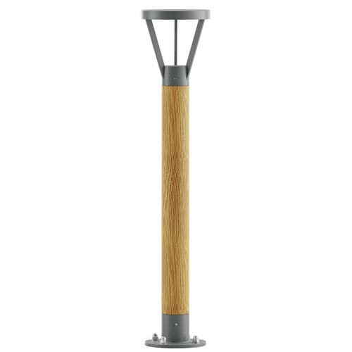 Lampione da giardino - BRETANIA D - Elmarco Technika Świetlna Sp. z o.o. Sp. k. - contemporaneo / in alluminio / in legno