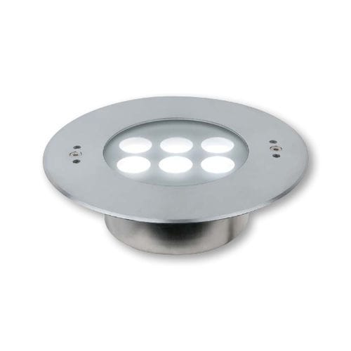 Luce ad incasso - LINZ-6R SYMMETRIC 3000 K - Artecta / Highlite Int. - LED / rotonda / IP68