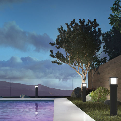 Lampioncino da giardino - POLOS  - Landa Illuminotecnica - contemporaneo / in ghisa di alluminio / in alluminio estruso