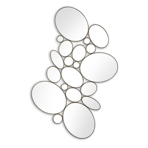 Specchio a muro - ELLIPSE - Christopher Guy - contemporaneo / in mogano / dorato