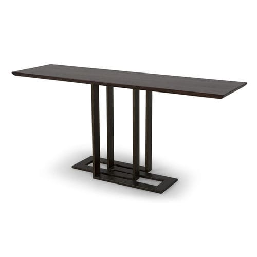 Consolle contemporanea - 76-0353 ROCHEFORT  - Christopher Guy - impiallacciata in legno / con supporto in ferro / rettangolare