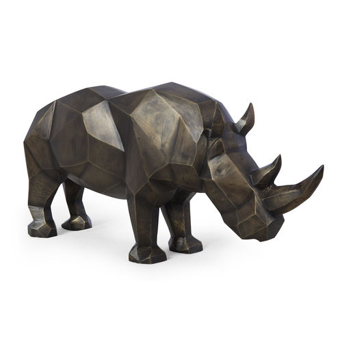 Scultura in resina - RHINOCEROS - Christopher Guy