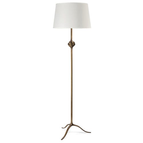 Lampada da terra - ÉCLAIRAGE - Christopher Guy - in ottone / in seta / classica