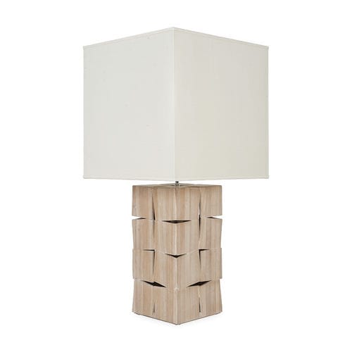 Lampada da tavolo - 90-0004 SOHO - Christopher Guy - in seta / in mogano / contemporanea