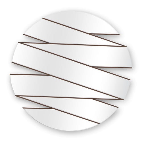 Specchio a muro - 50-2899 EST-OUEST - Christopher Guy - contemporaneo / rotondo / in legno di latifoglie