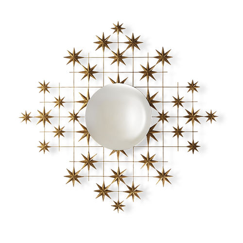 Specchio a muro - 50-1951 CONSTELLATION - Christopher Guy - classico / rotondo / in acciaio
